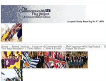 Tablet Screenshot of commonwealthflagproject.org
